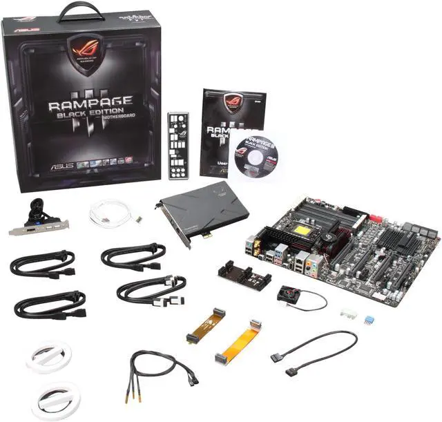 Alt view image 8 of 8 - ASUS Rampage III Black Edition LGA 1366 Intel X58 USB 3.0 Extended ATX Intel Motherboard