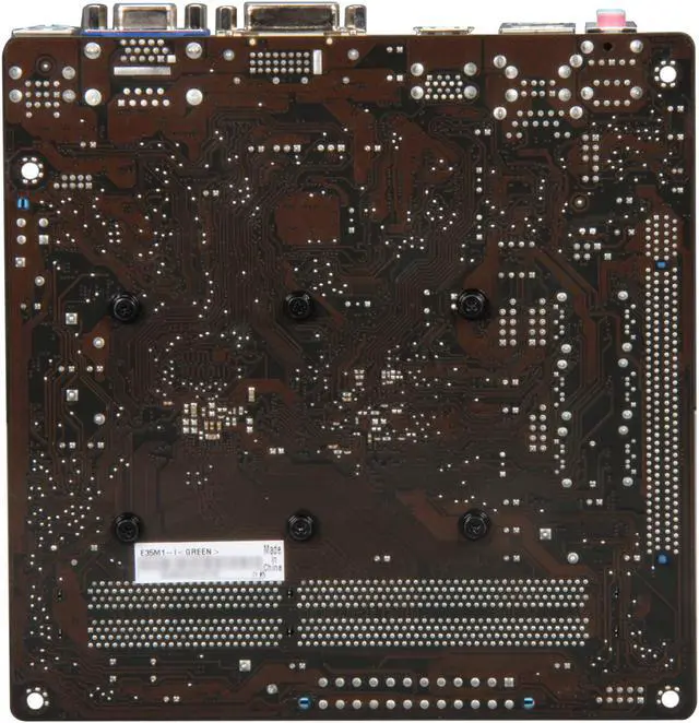 Alt view image 4 of 5 - ASUS E35M1-I Fusion AMD E-350 APU (1.6GHz, Dual-Core) AMD Hudson M1 Mini ITX Motherboard/CPU Combo