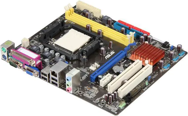 Main image of ASUS M2N68-AM PLUS AM3/AM2+/AM2 NVIDIA Geforce 7025/nForce 630a Micro ATX AMD Motherboard