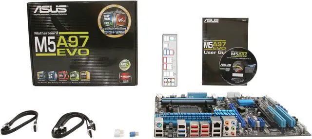 Alt view image 5 of 5 - ASUS M5A97 EVO AM3+ AMD 970 USB 3.0 ATX AMD Motherboard with UEFI BIOS