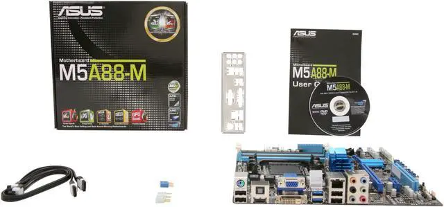 Alt view image 5 of 5 - ASUS M5A88-M AM3+ AMD 880G USB 3.0 HDMI Micro ATX AMD Motherboard
