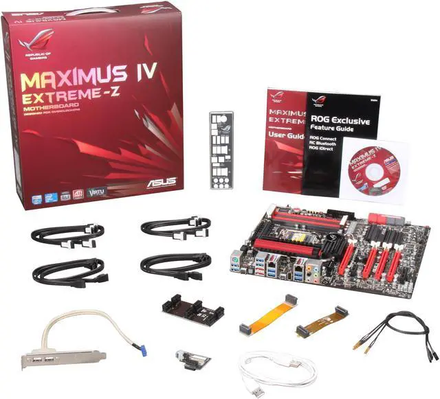 Alt view image 5 of 5 - ASUS Maximus IV Extreme-Z LGA 1155 Intel Z68 USB 3.0 Extended ATX Intel Motherboard