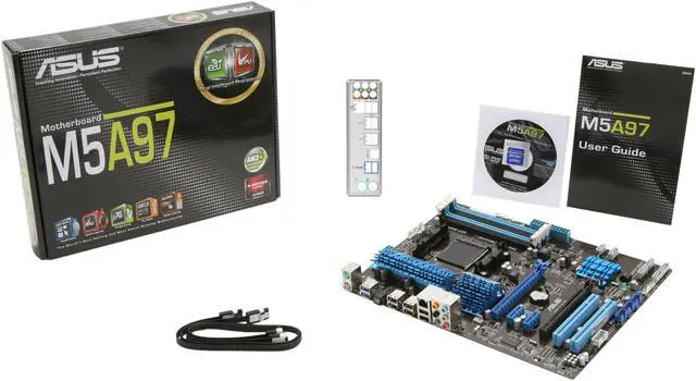 Alt view image 5 of 5 - ASUS M5A97 AM3+ AMD 970 USB 3.0 ATX AMD Motherboard with UEFI BIOS