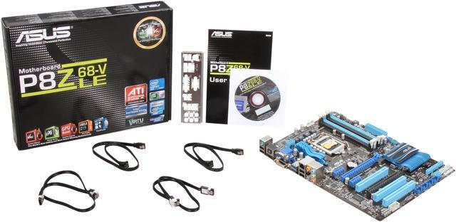 Alt view image 5 of 5 - ASUS P8Z68-V LE LGA 1155 Intel Z68 HDMI USB 3.0 ATX Intel Motherboard with UEFI BIOS