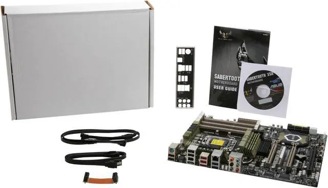 Alt view image 5 of 5 - ASUS SABERTOOTH X58 LGA 1366 Intel X58 USB 3.0 ATX Intel Motherboard