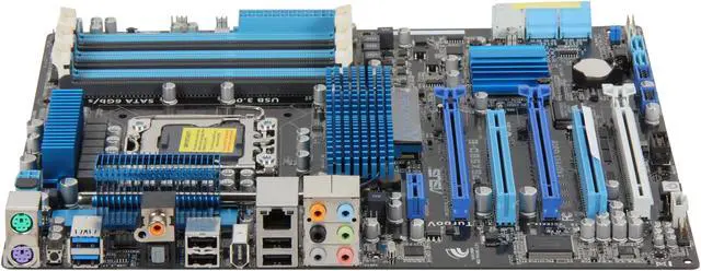 Alt view image 2 of 5 - ASUS P6X58D-E LGA 1366 Intel X58 USB 3.0 ATX Intel Motherboard