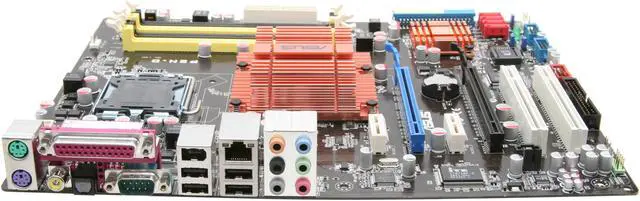 Alt view image 2 of 5 - ASUS P5N-D LGA 775 NVIDIA nForce 750i SLI ATX Intel Motherboard