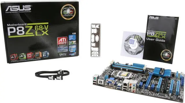 Alt view image 5 of 5 - ASUS P8Z68-V LX LGA 1155 Intel Z68 HDMI USB 3.0 ATX Intel Motherboard with UEFI BIOS
