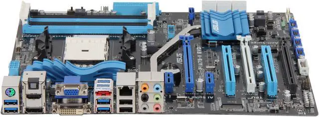 Alt view image 2 of 5 - ASUS F1A75-V EVO FM1 AMD A75 (Hudson D3) USB 3.0 HDMI ATX AMD Motherboard with UEFI BIOS