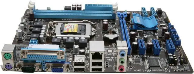 Alt view image 2 of 5 - ASUS P8H61-M LX (REV 3.0) LGA 1155 Intel H61 Micro ATX Intel Motherboard with UEFI BIOS