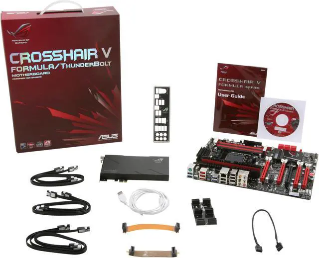 Alt view image 6 of 6 - ASUS Crosshair V Formula/Thunderbolt AM3+ AMD 990FX USB 3.0 ATX AMD Motherboard with UEFI BIOS