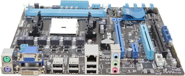 Alt view image 2 of 5 - ASUS F1A55-M LE FM1 AMD A55 (Hudson D2) Micro ATX AMD Motherboard with UEFI BIOS