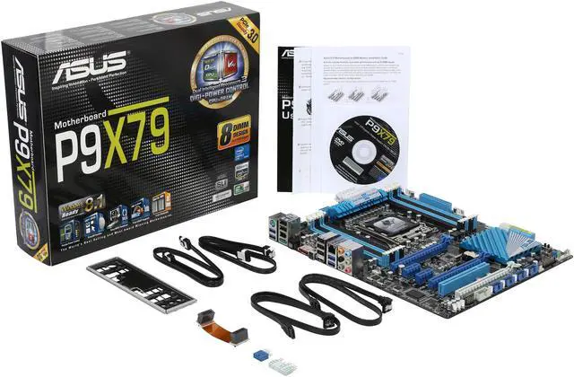 Alt view image 5 of 5 - ASUS P9X79 LGA 2011 Intel X79 USB 3.0 ATX Intel Motherboard with UEFI BIOS