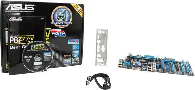 Alt view image 5 of 5 - ASUS P8Z77-V LX LGA 1155 Intel Z77 HDMI USB 3.0 ATX Intel Motherboard