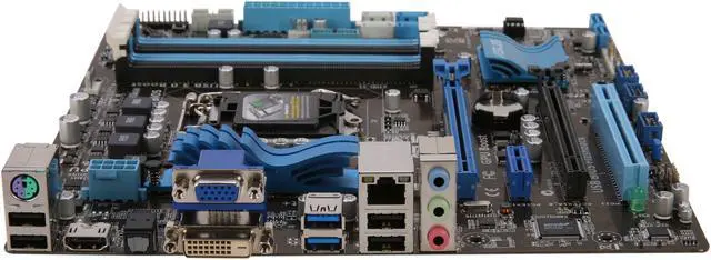 Alt view image 2 of 5 - ASUS P8Z77-M LGA 1155 Intel Z77 HDMI USB 3.0 Micro ATX Intel Motherboard