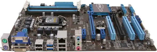 Alt view image 2 of 8 - ASUS P8B75-V LGA 1155 Intel B75 USB 3.0 ATX Intel Motherboard