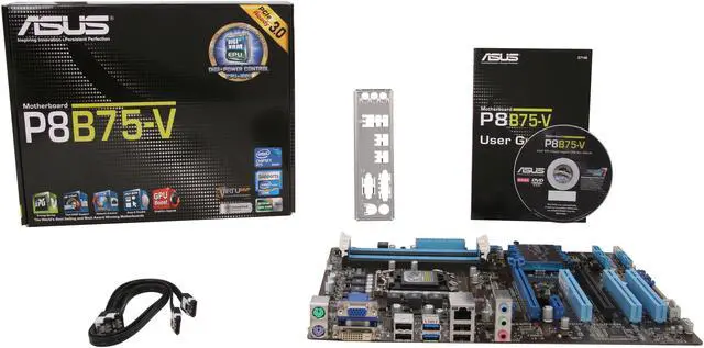 Alt view image 5 of 8 - ASUS P8B75-V LGA 1155 Intel B75 USB 3.0 ATX Intel Motherboard