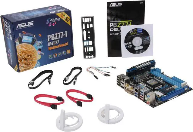 Alt view image 5 of 5 - ASUS P8Z77-I Deluxe LGA 1155 Intel Z77 HDMI USB 3.0 Mini ITX Intel Motherboard with USB BIOS