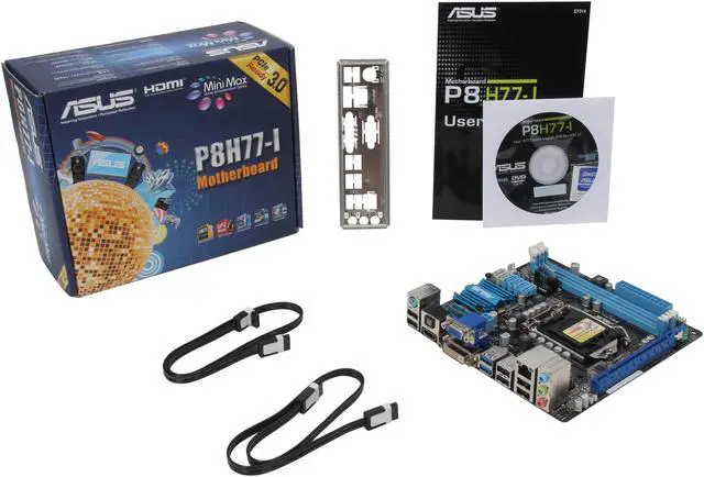 Alt view image 5 of 5 - ASUS P8H77-I LGA 1155 Intel H77 HDMI USB 3.0 Mini ITX Intel Motherboard