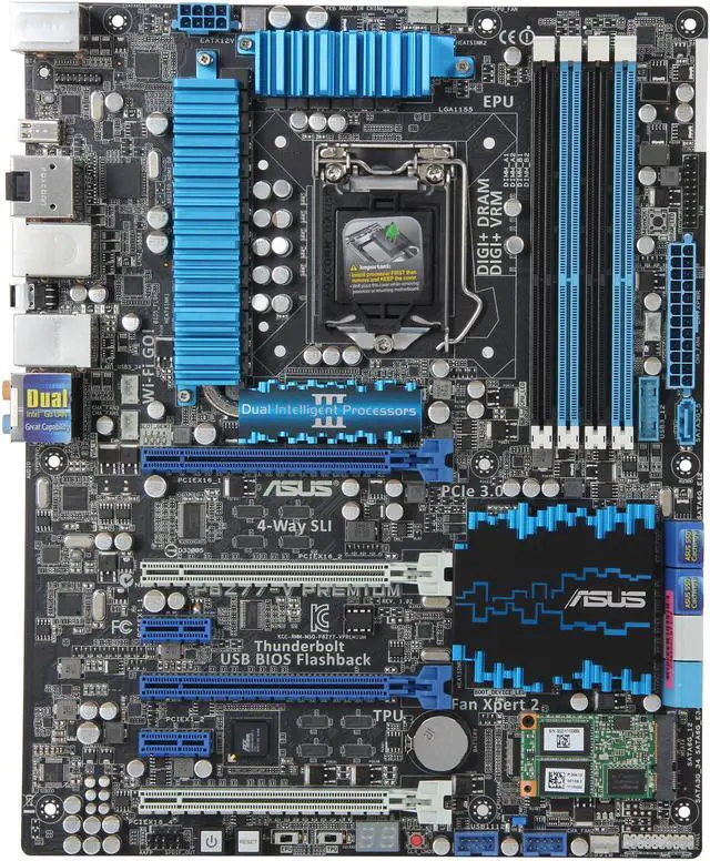 Alt view image 3 of 5 - ASUS P8Z77-V PREMIUM LGA 1155 Intel Z77 HDMI USB 3.0 ATX Intel Motherboard with Thunderbolt