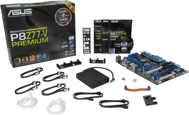 Alt view image 5 of 5 - ASUS P8Z77-V PREMIUM LGA 1155 Intel Z77 HDMI USB 3.0 ATX Intel Motherboard with Thunderbolt