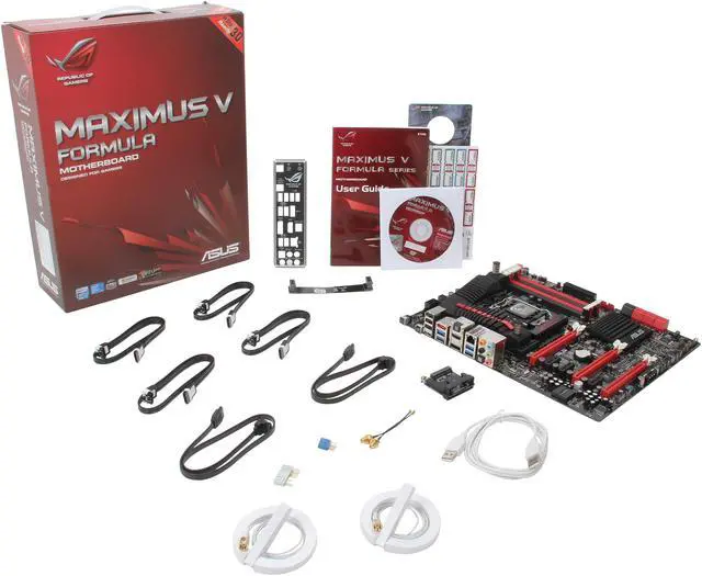 Alt view image 5 of 5 - ASUS Maximus V FORMULA LGA 1155 Intel Z77 HDMI USB 3.0 Extended ATX Intel Motherboard