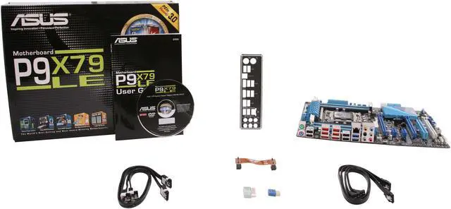 Alt view image 5 of 5 - ASUS P9X79 LE LGA 2011 Intel X79 USB 3.0 ATX Intel Motherboard