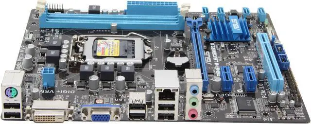 Alt view image 3 of 5 - ASUS P8H61-M LE/CSM R2.0 LGA 1155 Intel H61 Micro ATX Intel Motherboard
