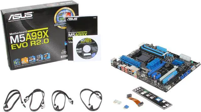 Alt view image 6 of 5 - ASUS M5A99X EVO R2.0 AM3+ AMD 990X + SB950 USB 3.0 ATX AMD Motherboard with UEFI BIOS