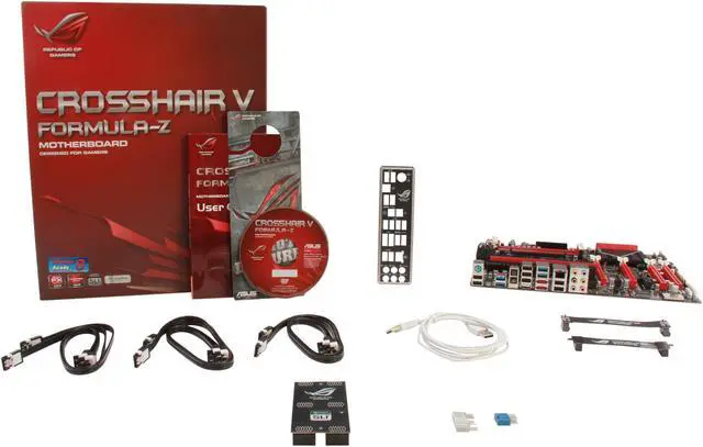 Alt view image 6 of 5 - ASUS ROG Crosshair V Formula-Z AM3+ AMD 990FX + SB950 USB 3.0 ATX AMD Gaming Motherboard with 3-Way SLI/CrossFireX Support and UEFI BIOS