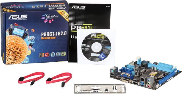 Alt view image 6 of 5 - ASUS P8H61-I R2.0 LGA 1155 Intel H61 HDMI USB 3.0 Mini ITX Intel Motherboard with UEFI BIOS