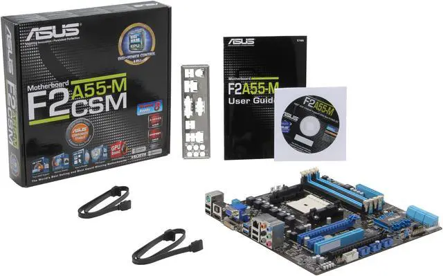 Alt view image 5 of 5 - ASUS F2A55-M/CSM FM2 AMD A55 (Hudson D2) USB 3.0 HDMI Micro ATX AMD Motherboard with UEFI BIOS