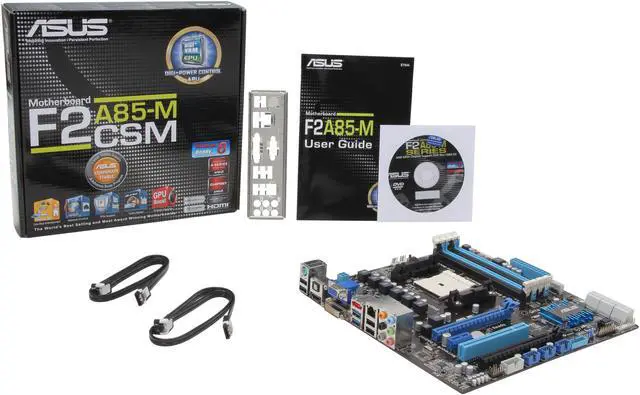 Alt view image 5 of 5 - ASUS F2A85-M/CSM FM2 AMD A85X (Hudson D4) USB 3.0 HDMI Micro ATX AMD Motherboard