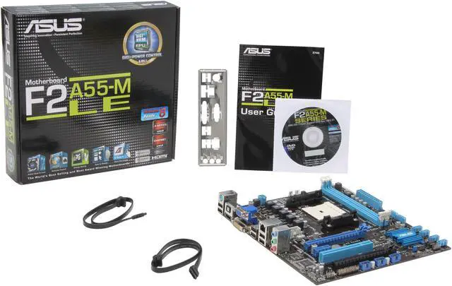 Alt view image 5 of 5 - ASUS F2A55-M LE FM2 AMD A55 (Hudson D2) HDMI Micro ATX AMD Motherboard with UEFI BIOS