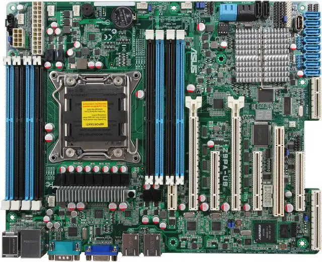 Alt view image 4 of 5 - ASUS Z9PA-U8 ATX Server Motherboard LGA 2011 DDR3 1600/1333/1066