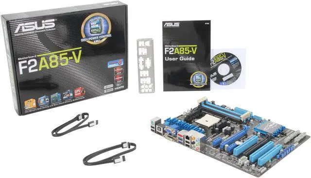 Alt view image 5 of 5 - ASUS F2A85-V FM2 AMD A85X (Hudson D4) USB 3.0 HDMI ATX AMD Motherboard with UEFI BIOS