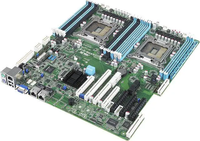 Alt view image 2 of 3 - Asus Z9PR-D12 Server Motherboard - Intel C602-A Chipset - Socket R LGA-2011 - Retail Pack
