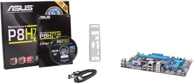 Alt view image 5 of 5 - ASUS P8H77-M LE LGA 1155 Intel H77 HDMI USB 3.0 uATX Intel Motherboard with UEFI BIOS