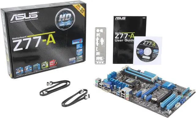 Alt view image 4 of 4 - ASUS Z77-A LGA 1155 Intel Z77 HDMI USB 3.0 ATX Intel Motherboard
