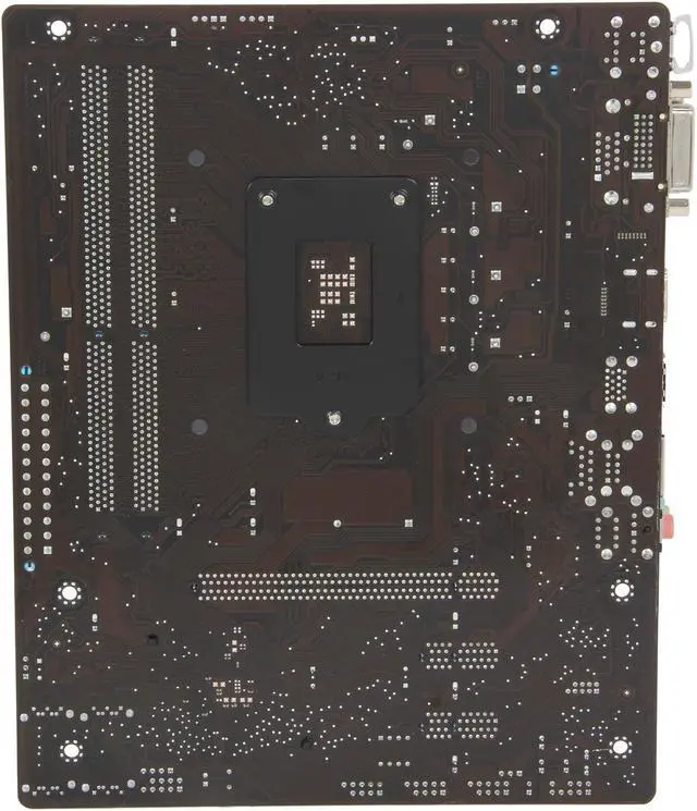 Alt view image 5 of 6 - ASUS H61M-A LGA 1155 Intel H61(B3) HDMI Micro ATX Intel Motherboard