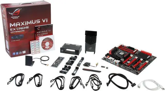 Alt view image 10 of 10 - ASUS ROG MAXIMUS VI EXTREME LGA 1150 Intel Z87 HDMI USB 3.0 ATX Intel Gaming Motherboard