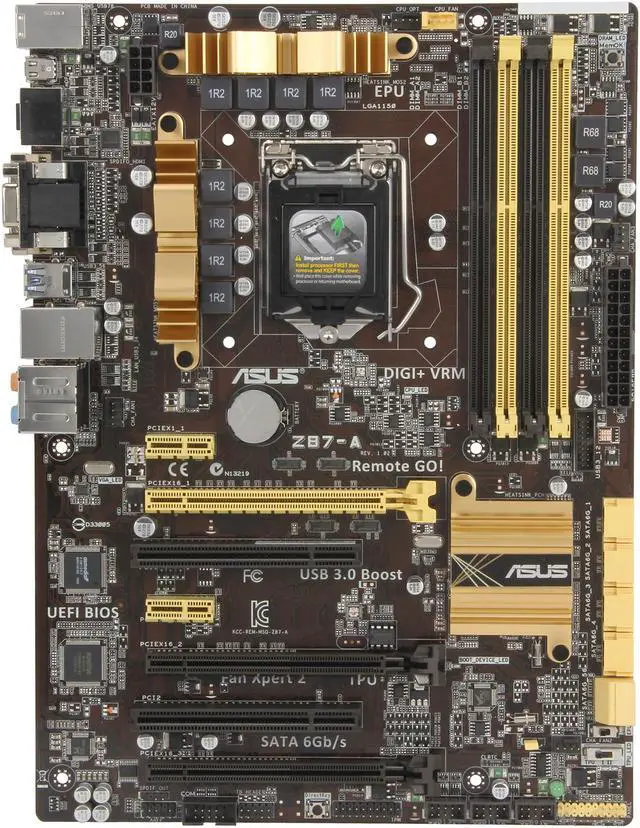 Alt view image 3 of 5 - ASUS Z87-A LGA 1150 Intel Z87 HDMI USB 3.0 ATX Intel Motherboard
