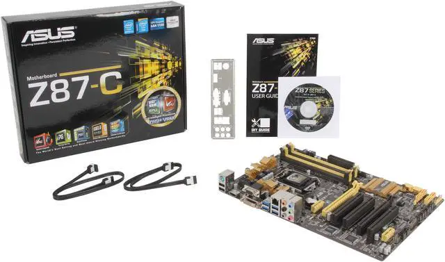 Alt view image 5 of 7 - ASUS Z87-C LGA 1150 Intel Z87 HDMI USB 3.0 ATX Intel Motherboard