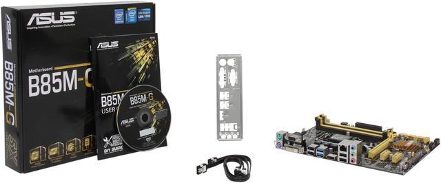 Alt view image 5 of 5 - ASUS B85M-G LGA 1150 Intel B85 HDMI USB 3.0 Micro ATX Intel Motherboard