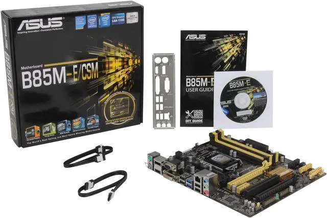 Alt view image 5 of 8 - ASUS B85M-E/CSM LGA 1150 Intel B85 HDMI USB 3.0 Micro ATX Intel Motherboard