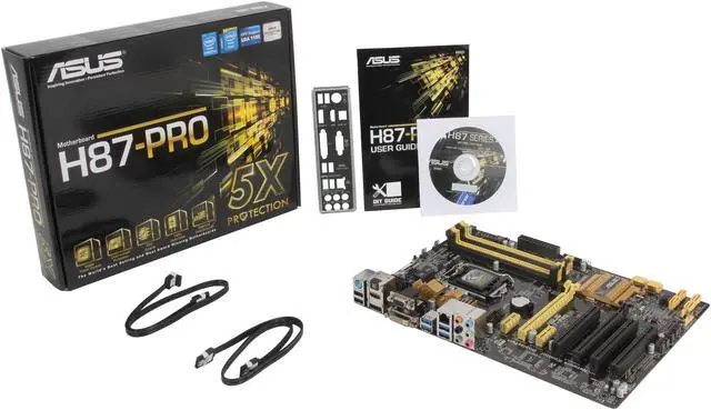 Alt view image 5 of 5 - ASUS H87-PRO LGA 1150 Intel H87 HDMI USB 3.0 ATX Intel Motherboard with UEFI BIOS