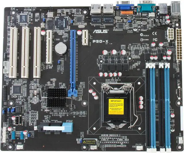 Alt view image 3 of 5 - ASUS P9D-X ATX Server Motherboard LGA 1150 DDR3 1600/1333