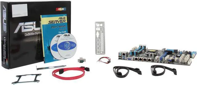 Alt view image 5 of 5 - ASUS P9D-C/4L ATX Server Motherboard LGA 1150 DDR3 1600 / 1333