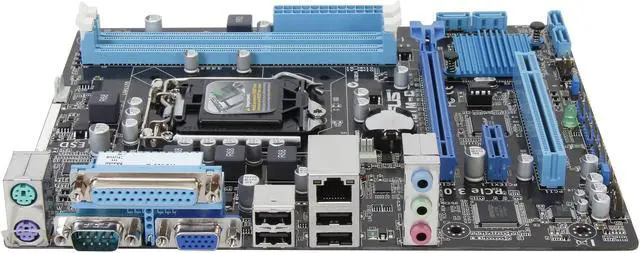 Alt view image 2 of 5 - ASUS H61M-C LGA 1155 Intel H61 Micro ATX Intel Motherboard