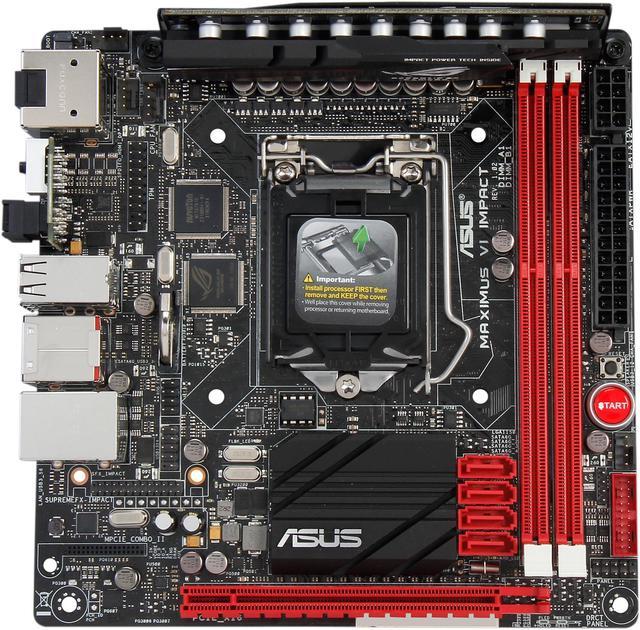 ASUS MAXIMUS VI IMPACT LGA 1150 Mini ITX Intel Motherboard